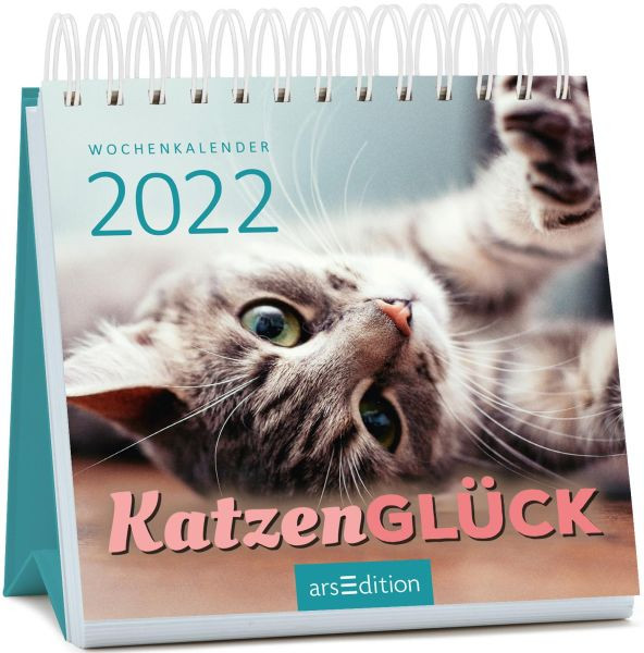 arsEdition | Miniwochenkalender Katzenglück 2022 | 