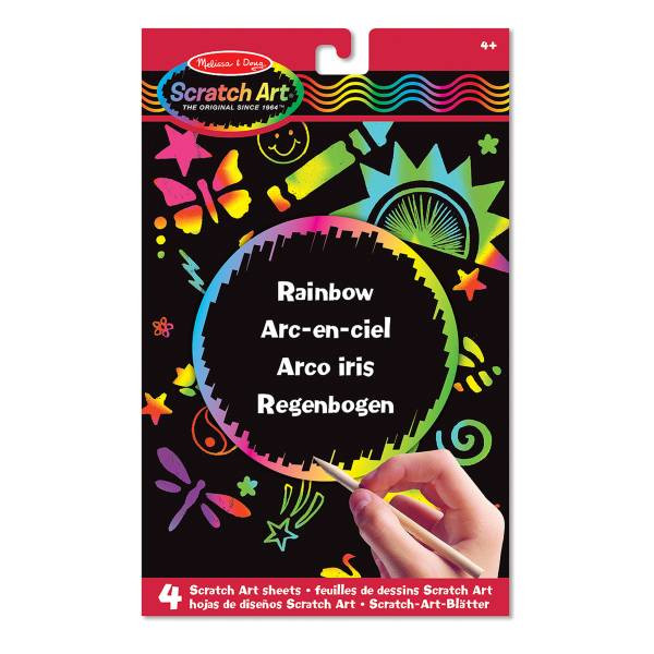 Melissa & Doug | Scratch-Art-Blätter: Regenbogen