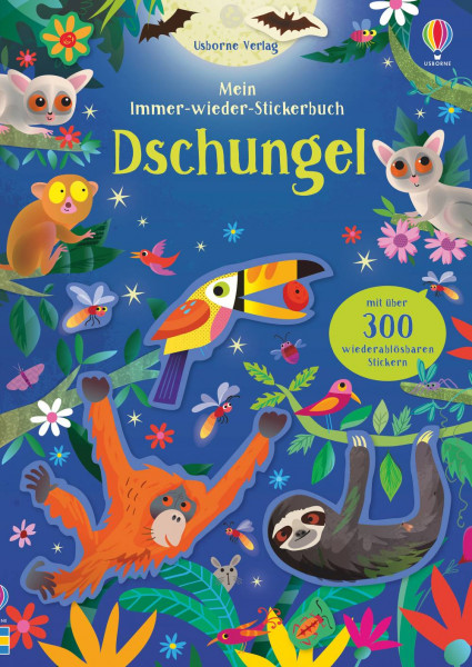 Usborne | Mein Immer-wieder-Stickerbuch: Dschungel