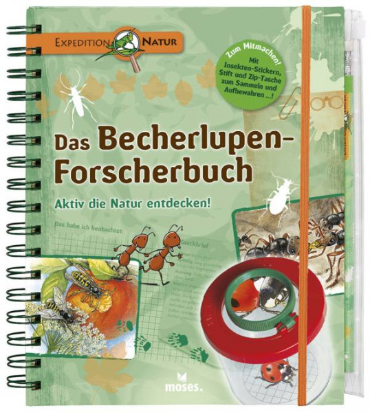 Moses Verlag | Exped. Natur - Becherlupen-Forscherbuc | 105770