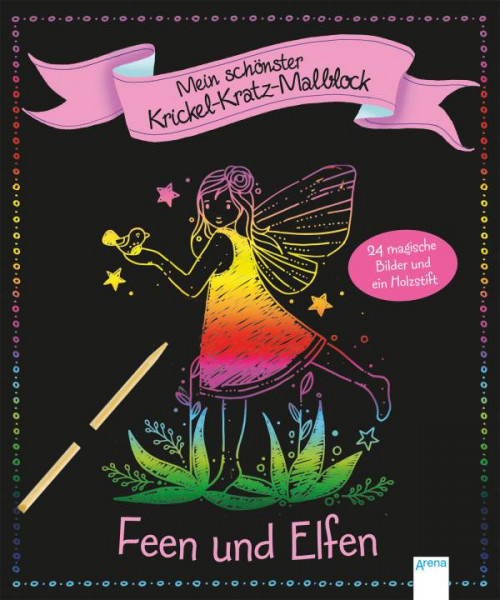 Arena | M.Krickel-Kratz-Malblock Feen und Elfen | 71354-0