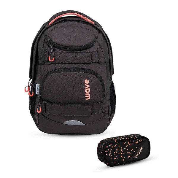 Belmil | Wave Infinity Move Schulrucksack Set 2 tlg. "Blooms" | 338-92/ASET-1/1