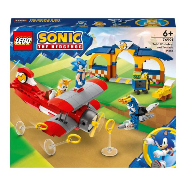 LEGO® | Sonic the Hedgehog™  Tails‘ Tornadoflieger mit Werkstatt | 76991