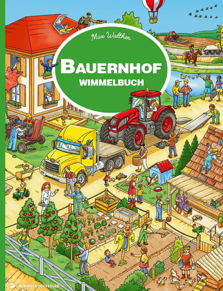 adrian & wimmelbuchverlag | Bauernhof Wimmelbuch Pocket | Walther, Max