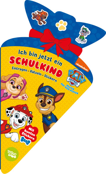 Schwager & Steinlein | PAW Patrol Ich bin jetzt ein Schulkind: Eintragen, Rätseln, Stickern | Schwager & Steinlein Verlag
