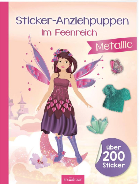 arsEdition | Sticker-Anziehpuppen Metallic  Im Feenreich | 
