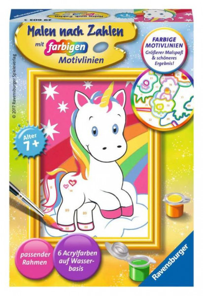 Ravensburger Malen nach Zahlen | Süßes Einhorn