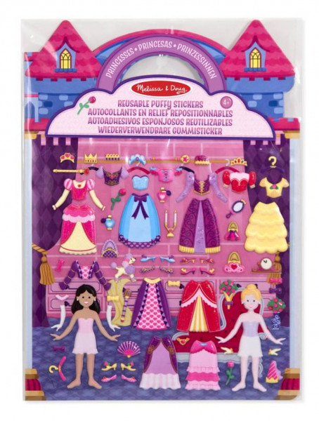 Melissa & Doug | Reusable Puffy Stickers - Princess