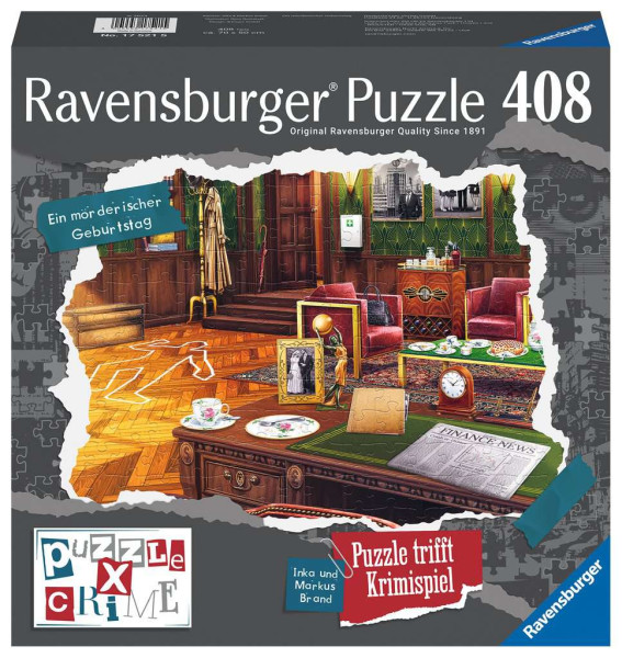 Ravensburger | Puzzle X Crime: Ein mörderischer Geburtstag | 17521