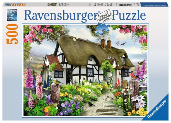 Ravensburger Puzzle | Verträumtes Cottage | 500 Teile