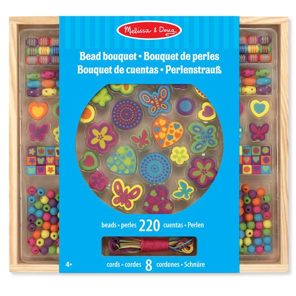 Melissa & Doug | Wooden Bead Bouquet | Holzperlenstrauss