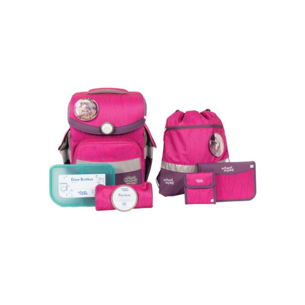 School-Mood | Schulranzenset Timeless Air+ Luisa (Einhorn)