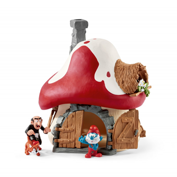 Schlumpf Haus mit 2 Figuren | 20803