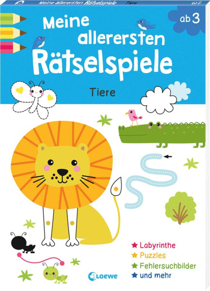 Loewe | Meine allerersten Rätselspiele - Tiere | 