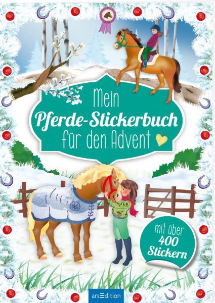 arsEdition | Mein Pferde-Stickerbuch für den Advent
