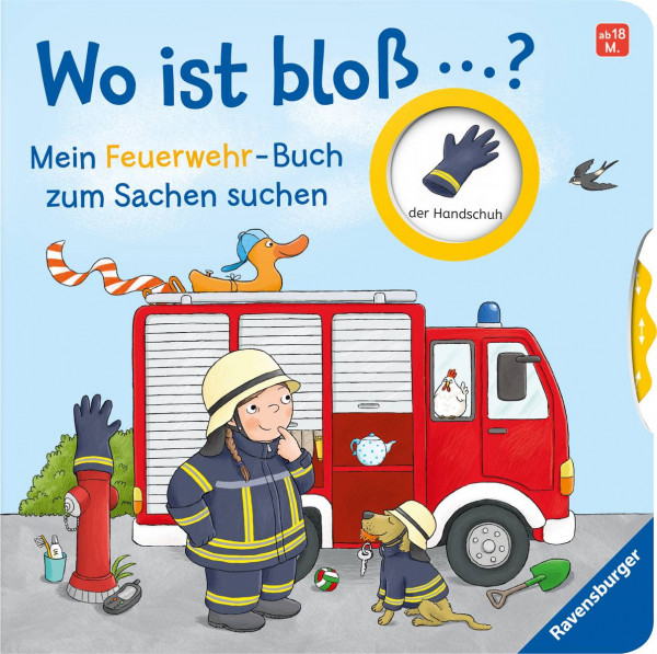 Ravensburger Verlag GmbH | Wo ist bloß...? Mein Feuerwehr-Buch zum Sachen suchen | Orso, Kathrin Lena