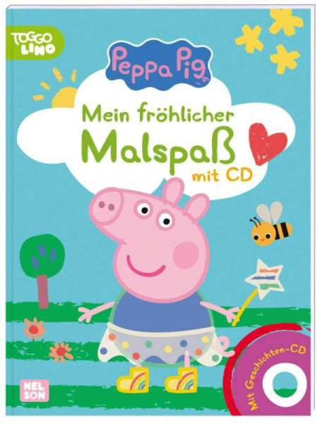 Nelson | Peppa: Mein fröhlicher Malspaß mit CD | 