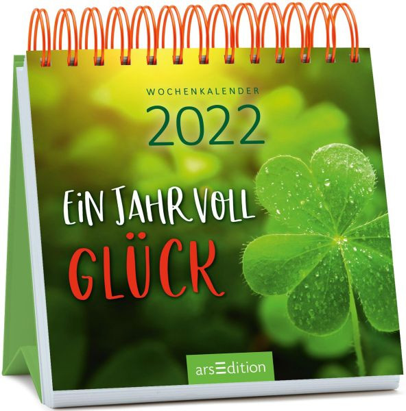 arsEdition | Miniwochenkalender Ein Jahr voll Glück 2022 | 