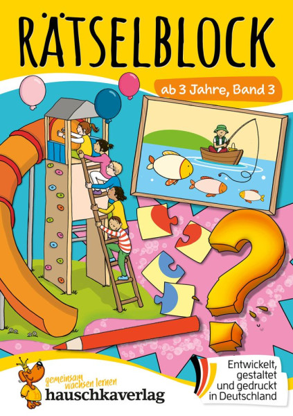 Hauschka Verlag | Rätselblock ab 3 Jahre, Band 3 | Spiecker, Agnes
