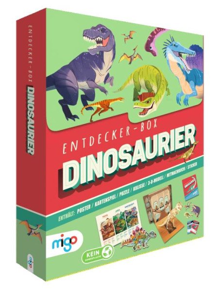 Verlag Friedrich Oetinger GmbH | Entdecker-Box: Dinosaurier | Jones, Wednesday