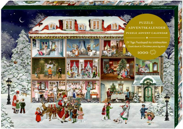 Coppenrath | Puzzle-Adventskalender – Unser wunderbares Weihnachtshaus | 