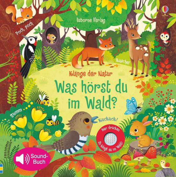 Usborne | Klänge der Natur: Was hörst du im Wald? | Taplin, Sam