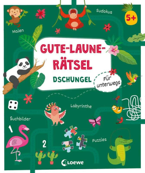 Loewe | Gute-Laune-Rätsel für unterwegs - Dschungel | 