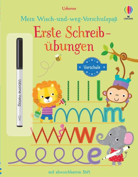 Usborne | Mein Wisch-und-weg-Vorschulspaß: Erste Schreibübungen | Greenwell, Jessica