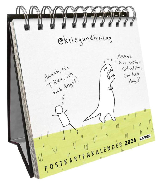 Lappan | kriegundfreitag: Postkartenkalender 2026 | @kriegundfreitag