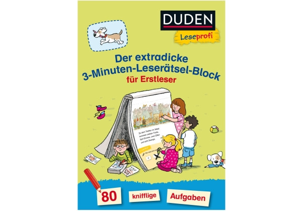 S.Fischer Verlag | LP 3 Min. Rätselblock extradick Erstlese | 73733383