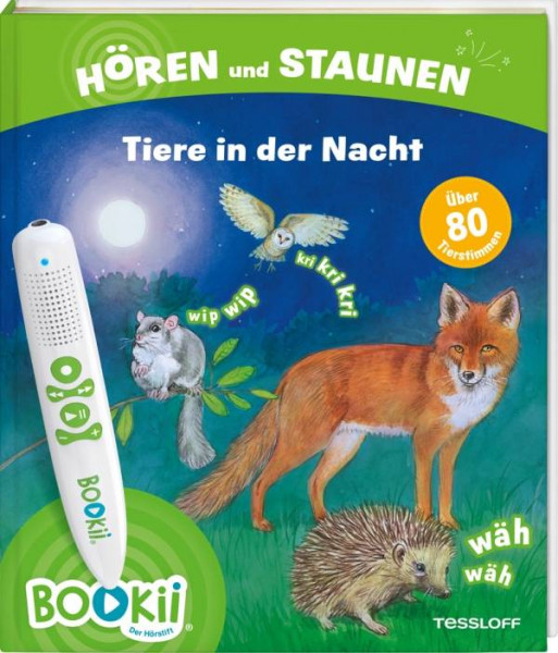 Tessloff Medienvertrieb | BOOKii Hören&Staunen Tiere in der Nacht | 75240