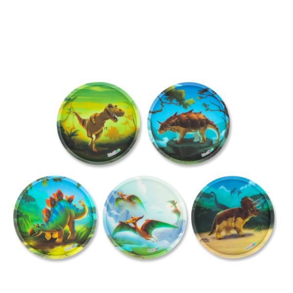 Wechsel Buttons mit verschiedenen Dinosaurier