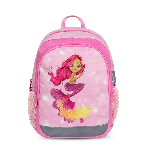 Belmil | Kiddy Plus Kindergartenrucksack "Pinky Mermaid" für 3-6 Jährige Kinder mit Brustgurt | 305-4/A/45