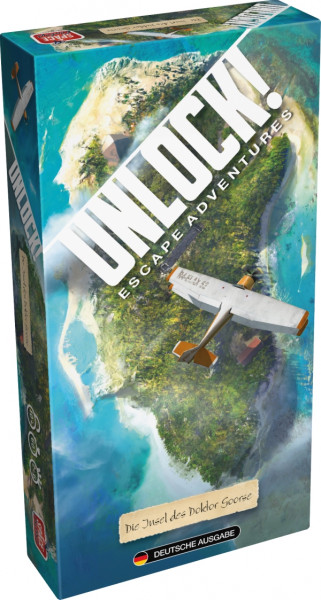 Asmodee | Unlock! Die Insel des Doktor G. Einzels. | SCOD0026