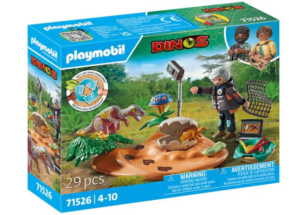 Playmobil | Stegosaurusnest mit Eierdieb | 71526