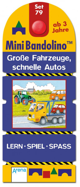 Arena | Mini Bandolino Set 79. Große Fahrzeuge, schnelle Autos