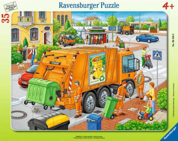 Ravensburger Puzzle | Müllabfuhr | 35 Teile