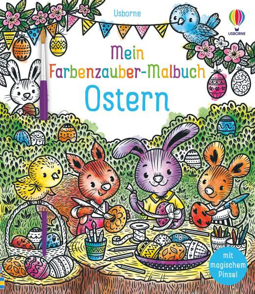 Usborne | Mein Farbenzauber-Malbuch: Ostern | Wheatley, Abigail