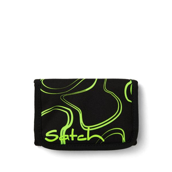 satch Wallet | Green Supreme | black, neon green