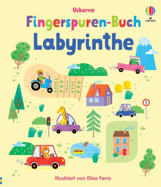 Usborne | Fingerspuren-Buch: Labyrinthe | Brooks, Felicity