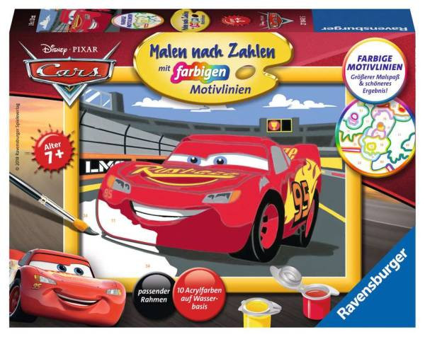 Ravensburger | Malen nach Zahlen Lightning McQueen | 27843