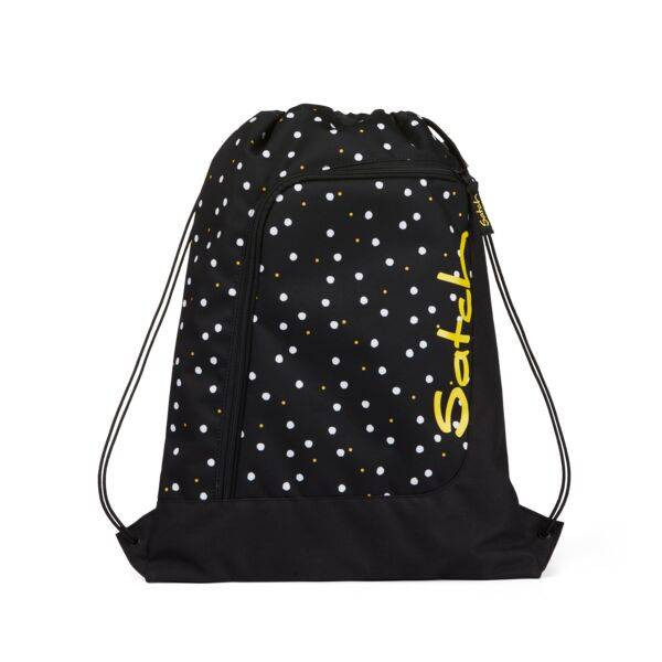 satch Gym Bag | Lazy Daisy | black, white, yellow