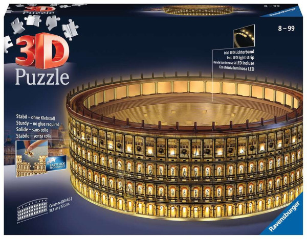 Ravensburger | Kolosseum bei Nacht 3D Puzzle| 216 Teile