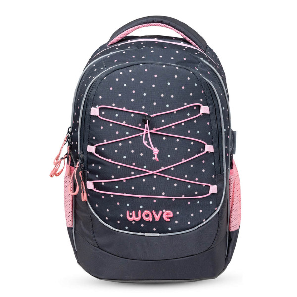 Belmil | Wave Boost Schulrucksack "Dots Pinky" | 338-90/12
