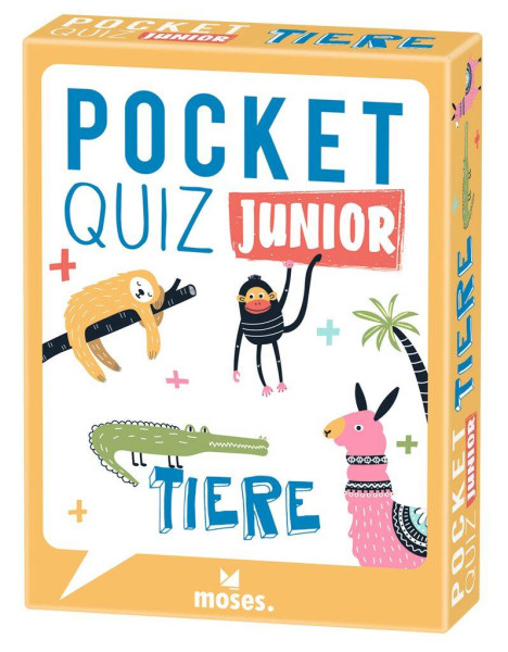 moses Verlag | Pocket Quiz junior Tiere | T & T media world - Die Ideealisten; Winzer, Jürgen