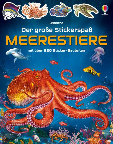 Usborne | Der große Stickerspaß: Meerestiere | Tudhope, Simon