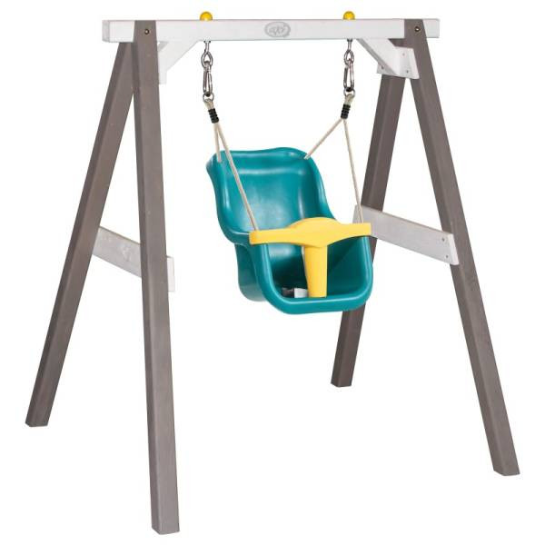AXI | Babyschaukel Grau/weiß mit Sitz