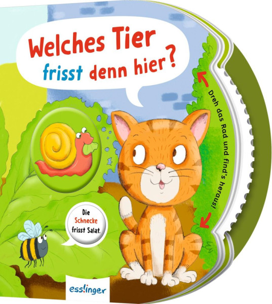 Esslinger in der Thienemann-Esslinger Verlag GmbH | Dreh das Rad und find´s heraus!: Welches Tier frisst denn hier? | Kiel, Anja