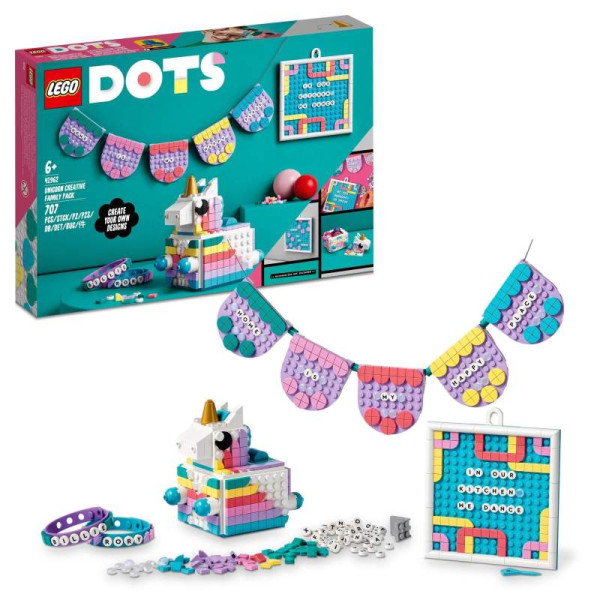 LEGO® | DOTS  Einhorn Familienkreativset | 41962