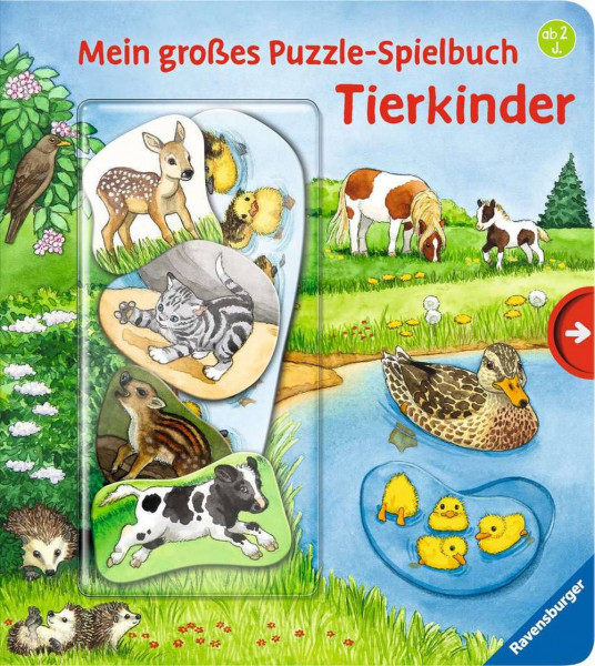 Ravensburger Verlag GmbH | Mein großes Puzzle-Spielbuch: Tierkinder